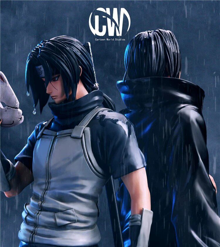 gk幕后佐助鸣人二周年宇智波鼬暗部晓组织超巨大手办雕像模型摆件