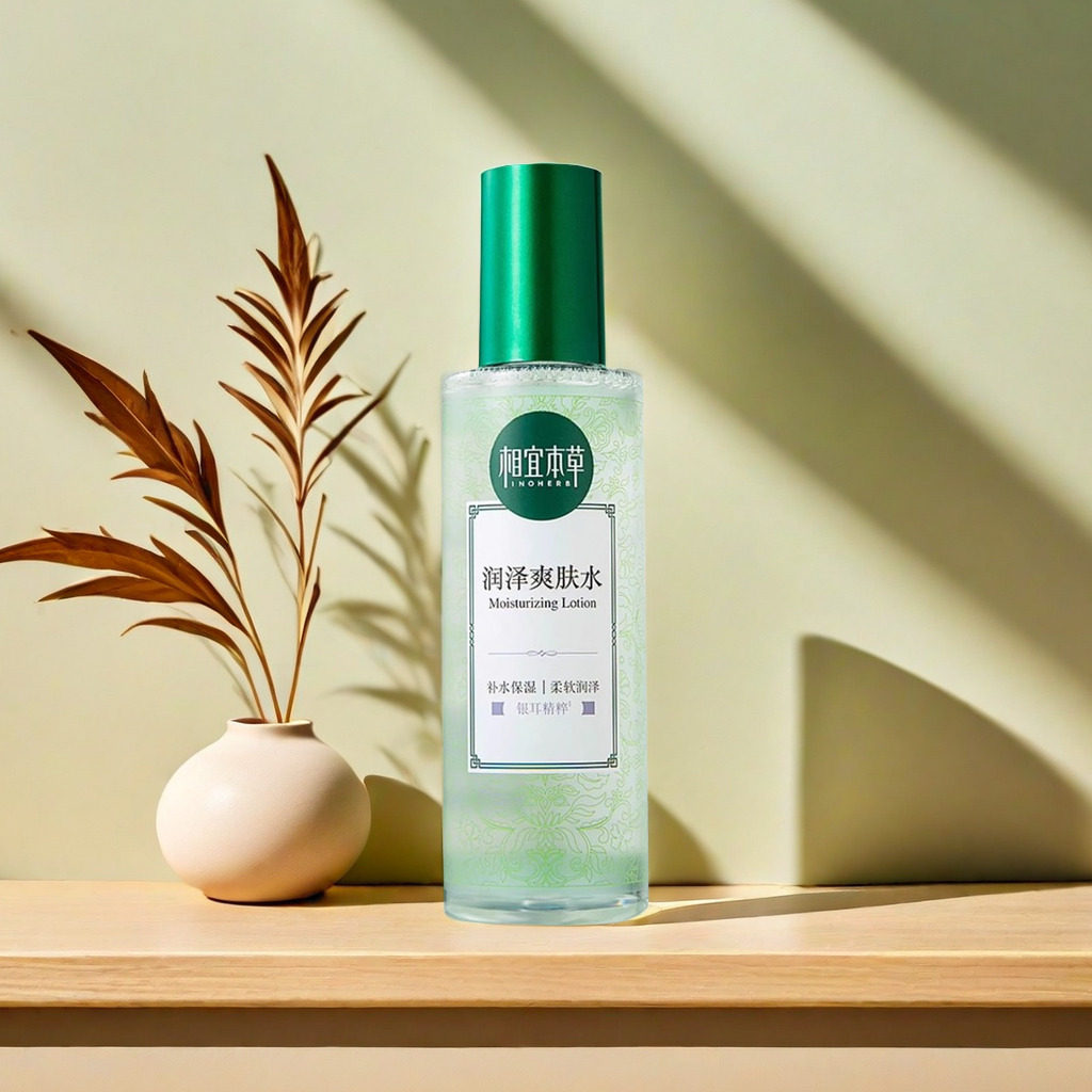 相宜本草润泽爽肤水200ml平衡控油清爽补水收缩毛孔保湿大瓶特价