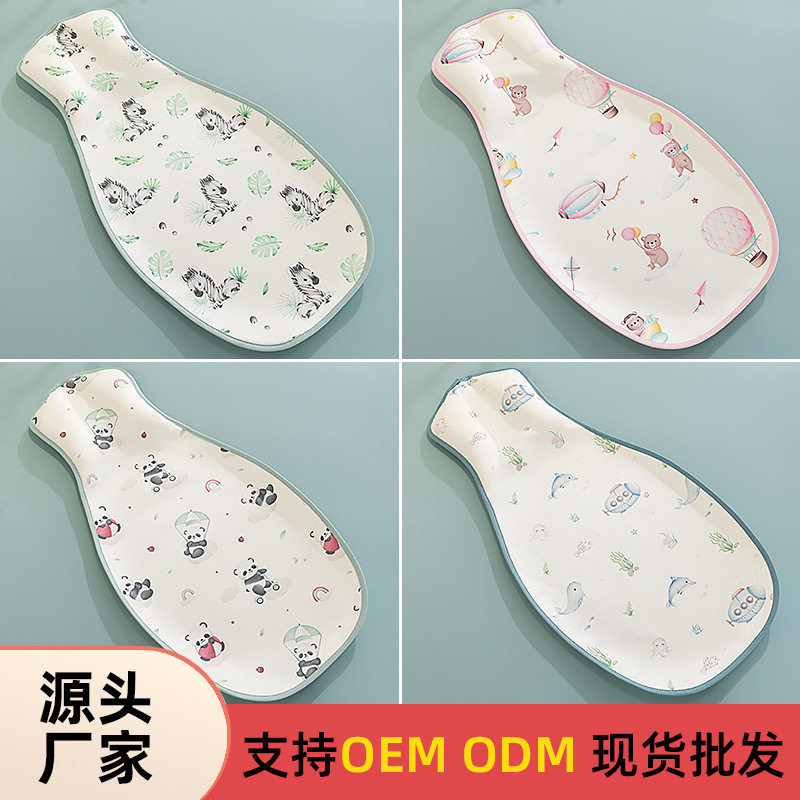 抱娃手臂垫夏季婴儿哄睡手臂凉席宝宝喂奶哺乳冰丝凉垫抱孩子冰袖