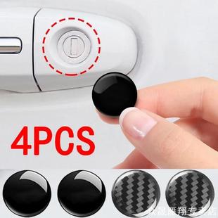 适用于广汽传祺影豹GA6GA8 饰贴 GS4GS5GS8汽车门把拉手锁眼保护装