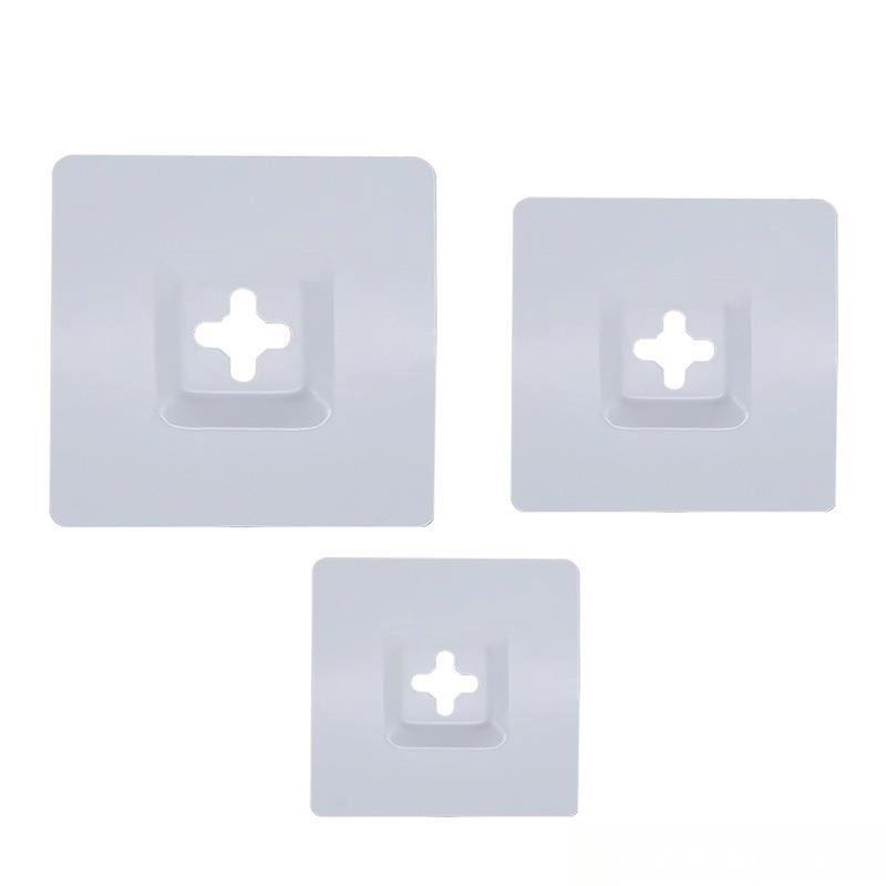 方形玻璃吸盘挂片十字铁贴墙画片挂画挂件镜框浴室柜金属相框墙