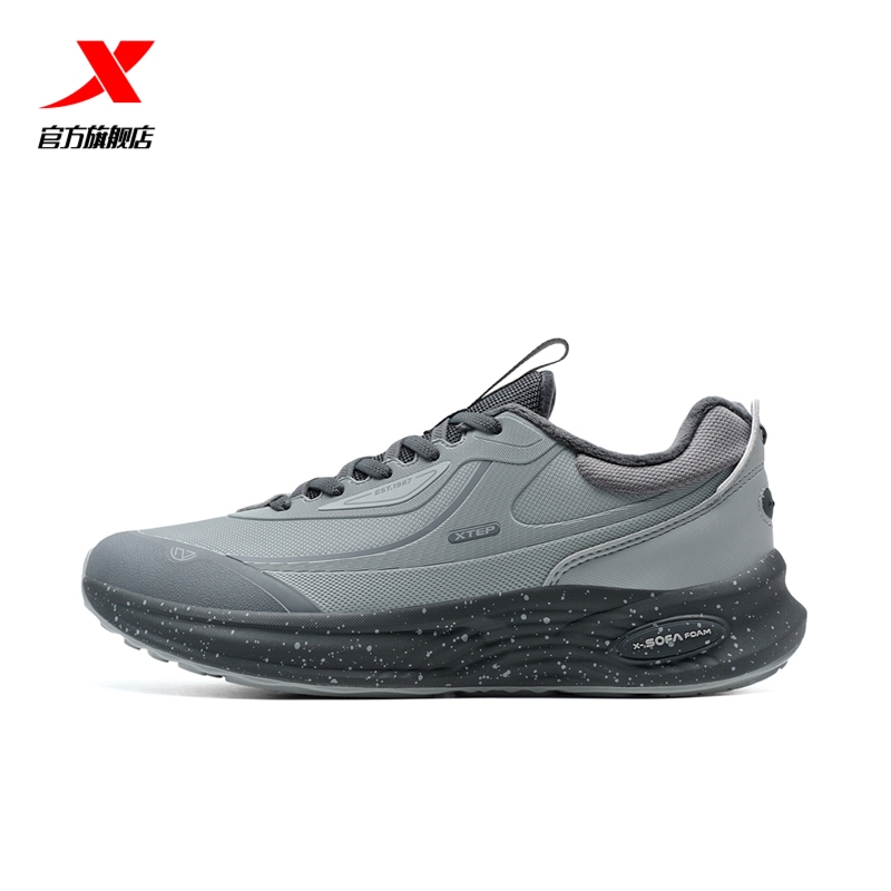 低帮冬季复合底轻便系带休闲保暖