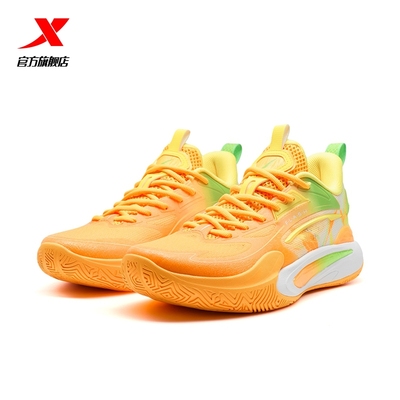 特步轻羽6代Lite|篮球鞋实战2025夏季新款男鞋后卫耐磨透气运动鞋