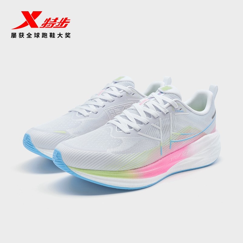 特步新春系列丨騛速5.0跑步鞋冬季女减震鞋子运动鞋正品软底跑鞋