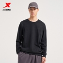 圆领卫衣运动套头衫 特步运动卫衣卫裤 长裤 针织运动裤 男款