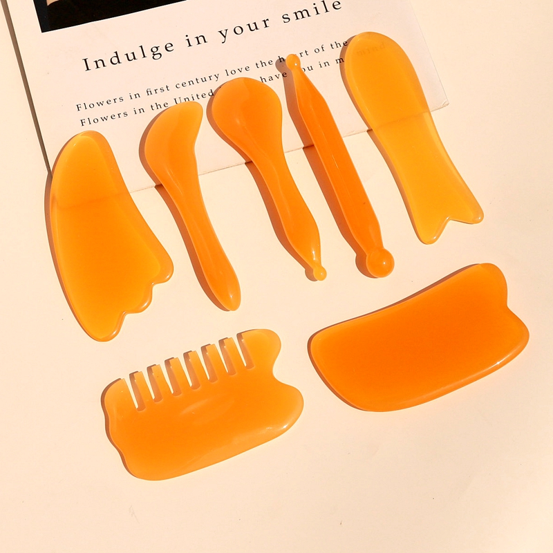 拨筋棒美容棒女面部眼脸部颈院家用全身拔经络通树脂刮痧按摩板