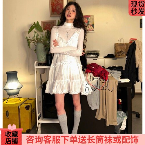 吊带连衣裙女春秋夏潮