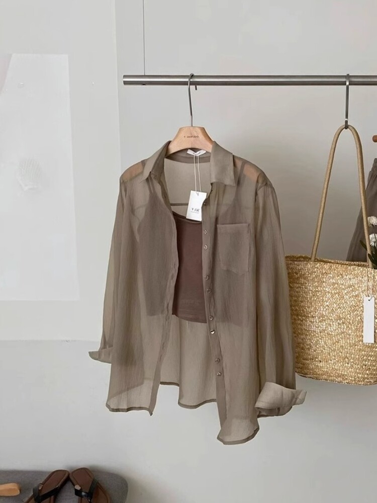 여성용 솔트 스타일 쓰리피스 슈트 여름 하이엔드 긴팔 자외선 차단 조끼 반바지 캐주얼 패션 슈트 트렌디