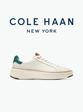 Cole Haan26新款 运动休闲女鞋小白鞋时尚厚底板鞋平底鞋女W33831