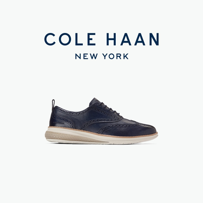 Cole Haan/歌涵25新款 男鞋牛津鞋 布洛克雕花休闲皮鞋男C42265