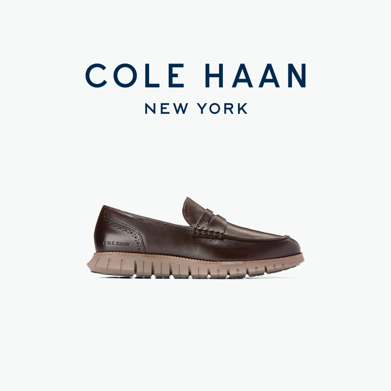 Cole Haan25新款男鞋乐福鞋时尚休闲单鞋一脚蹬皮鞋男C42213