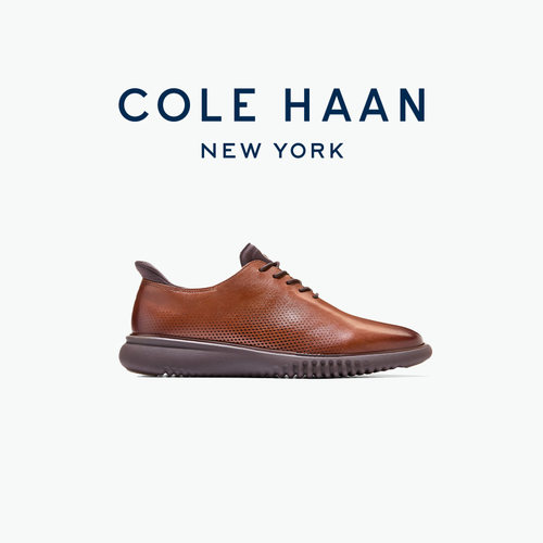 Cole Haan/歌涵 男鞋牛津鞋 商务休闲多孔镂花轻便休闲皮鞋C43664