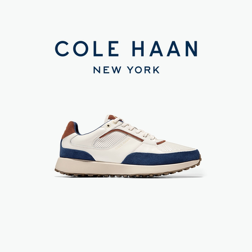ColeHaan男士低帮板鞋白色