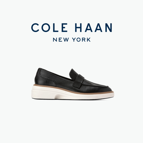 Cole Haan/歌涵 女士乐福鞋 新款牛皮革一脚蹬小皮鞋女鞋W35364