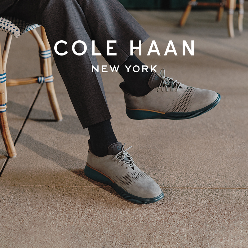 Cole Haan/歌涵 男鞋牛津鞋 商务休闲多孔镂花轻便皮鞋 C42832