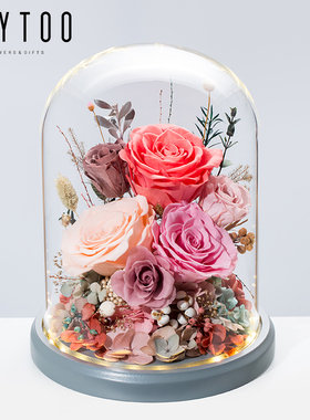 向日葵永生花玫瑰花干花生日礼物毕业季教师节情人节送女生送闺蜜