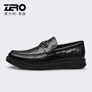 商务休闲皮鞋 办公商务羊皮内里男鞋 男款 新款 2023秋季 Zero零度男鞋