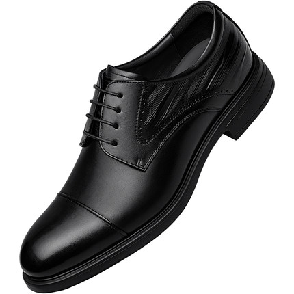 【三接头】ZRO零度男鞋2025秋季新款商务休闲正装皮鞋男士婚鞋