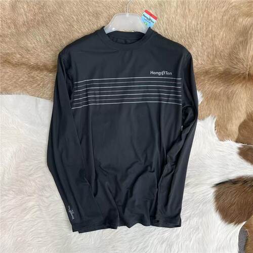 美单 历史悠久 UPF50+ 男士户外运动冲浪速干运动长袖T恤 大码