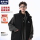 马夹外套 男装 棉马甲男外穿秋冬季 保暖加厚青少年胖子加肥加大大码