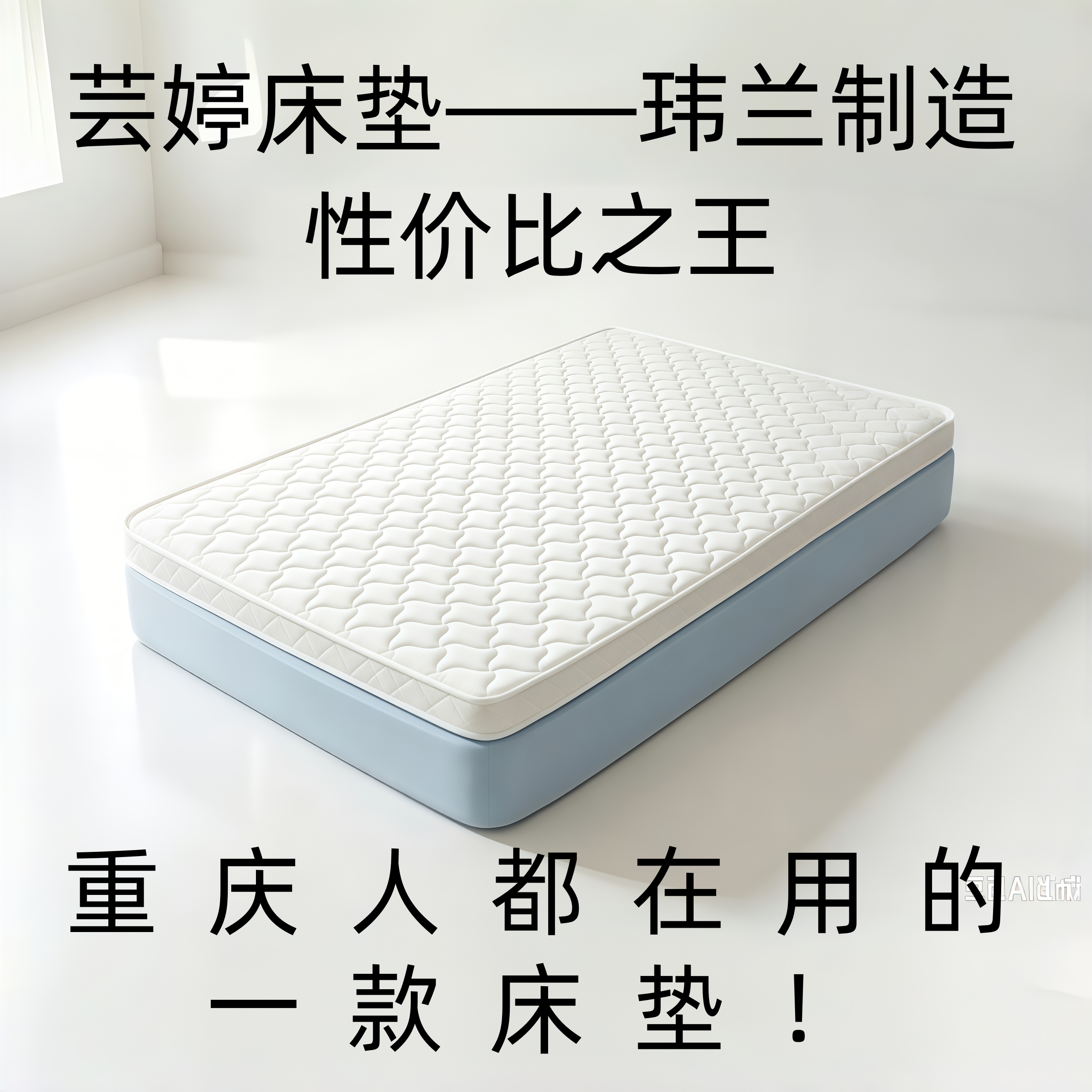 玮兰芸婷椰棕薄床垫无胶水甲醛纯棉面料儿童老人榻榻米硬棕垫定制