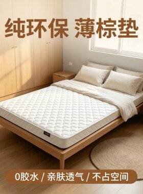薄椰棕床垫8cm无弹簧护脊棕榈垫