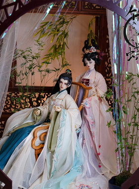 紫幽阁【竹梦蝶】二团 男女通穿 BJD 古装 古风 娃衣  四分 现货