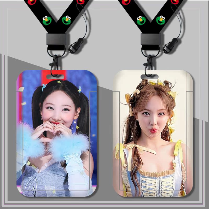 twice林娜琏周边卡套公交车卡校园卡学生饭卡工厂牌长挂绳硬壳套