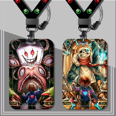 传说之下Undertale卡套学生校园卡饭卡公交卡地铁卡带挂绳工作牌