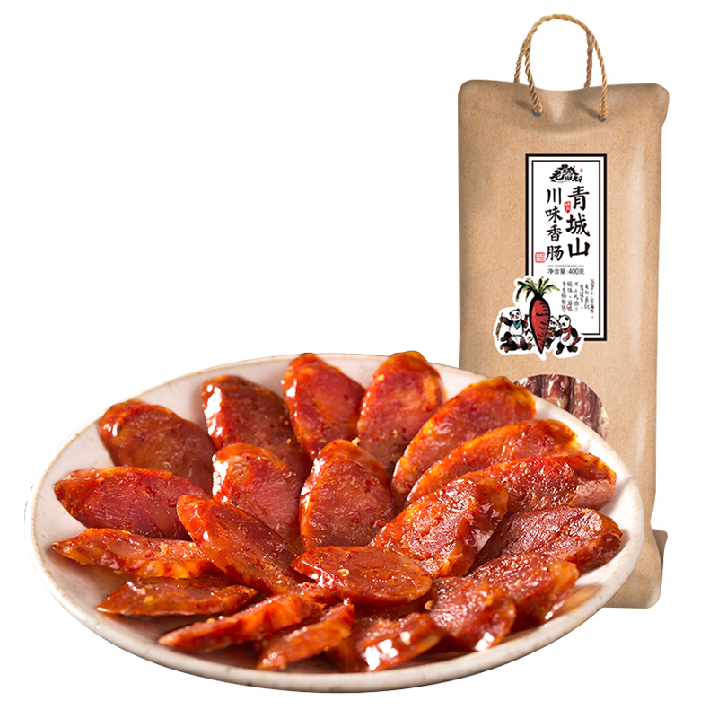 四川成都特产青城山风味400g腊肉