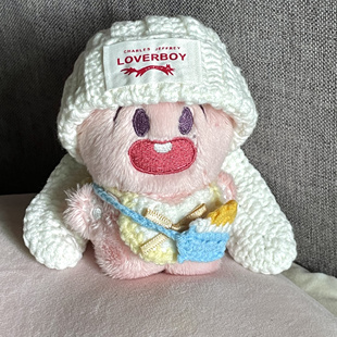 10cm娃帽 Loverboy同款兔耳帽 有布标