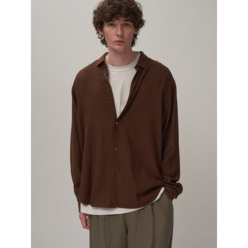 立体蓬松宽松透气棉丝凉爽衬衫