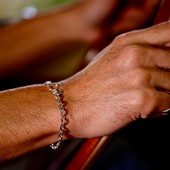 日本AMP JAPAN渐层925纯银链条手链NSHK 441