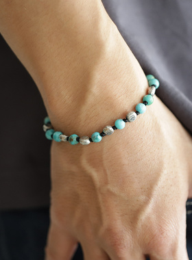 埃及古代文明土耳其石珠子手链