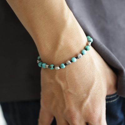 埃及古代文明土耳其石珠子手链