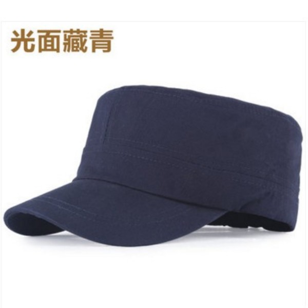 帽子男女同款遮阳帽平顶帽可调节薄款出游黑色休闲防晒帽太阳帽