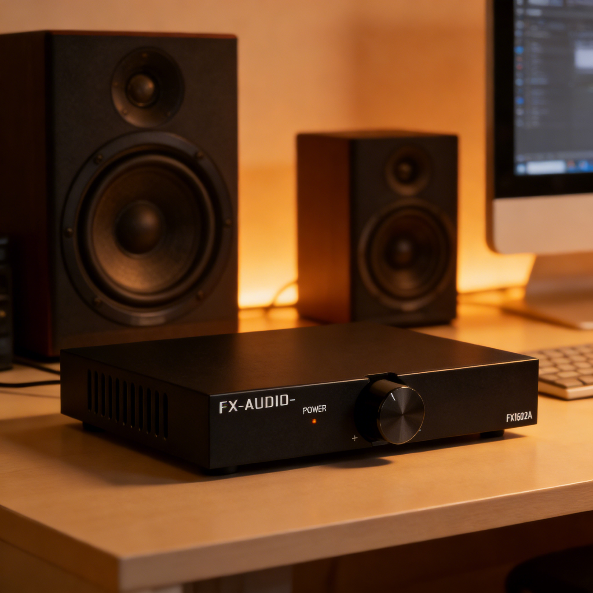 飞想FX1602A发烧200W大功率数字功放HIFI桌面2.1声道TA3255功放机