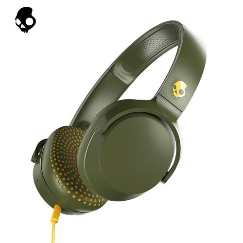 SKullcandy 骷髅头 Riff 头戴式有线耳机 音乐游戏耳机 可折叠
