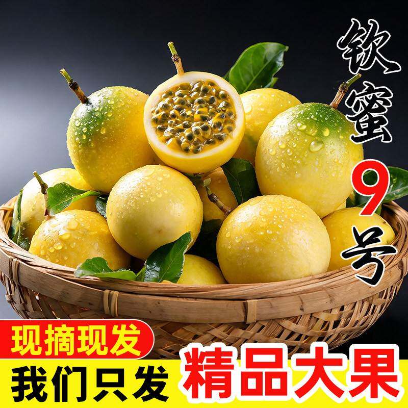当季鲜果百香果汁水充沛酸甜回甘日常解馋鲜果