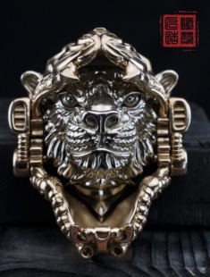 铁拳匠造 机械姬面具元旦隐藏限量ultra款《虎王》 edc  冰箱贴