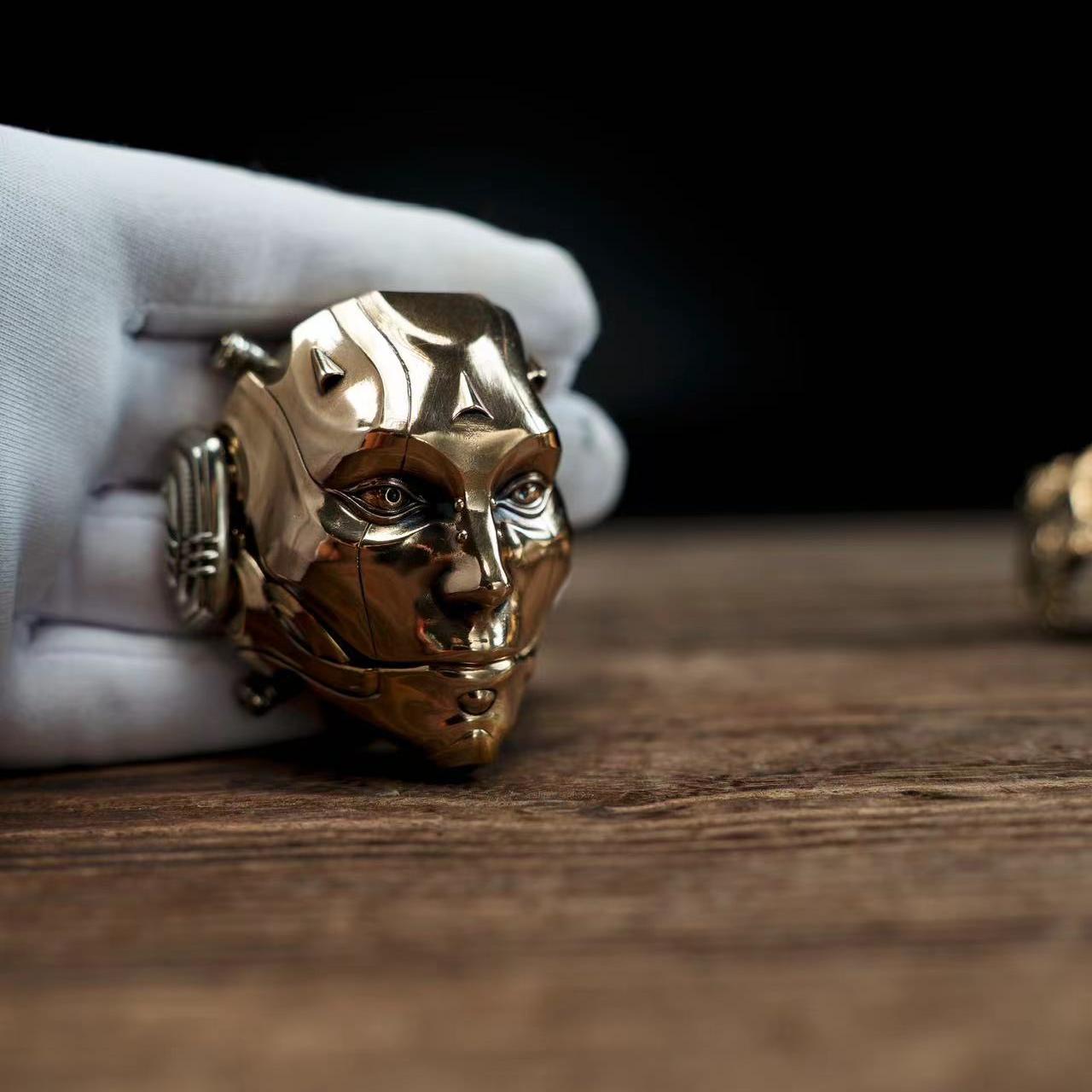 啪啪币解压神器冰箱贴机械姬面具