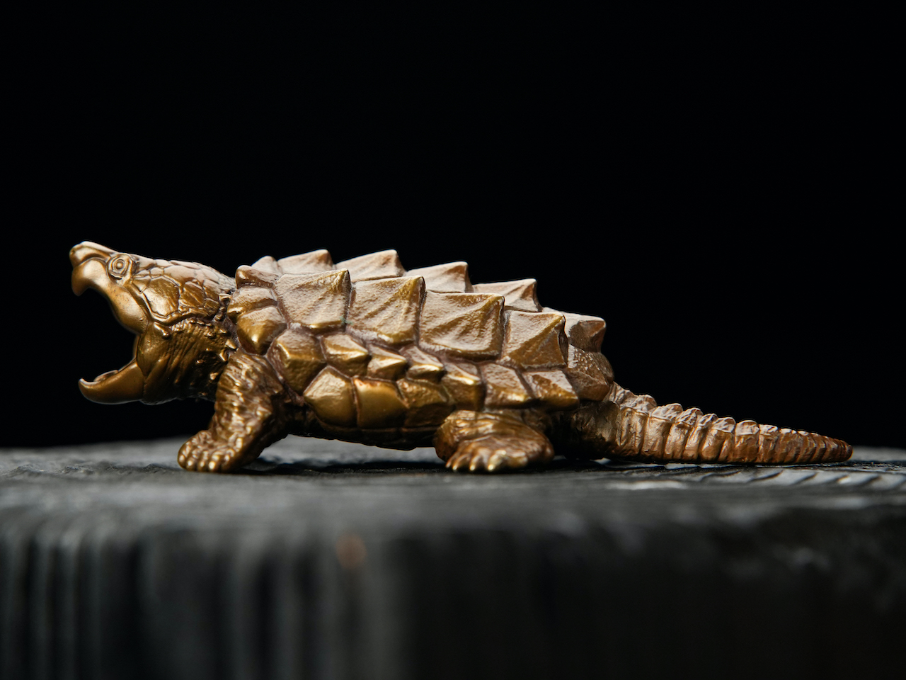 博物志 铁拳匠造联合出品 乌龟系列第三弹 鳄龟摆件模型手办潮玩