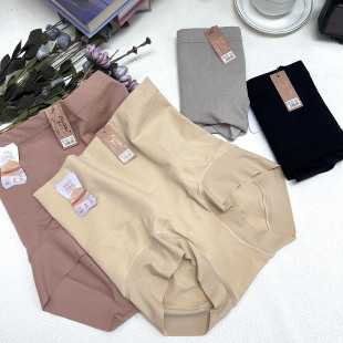 撩动心弦 内裤 温芯兰 透气新款 女 0011高腰提臀无痕轻塑收腹裤
