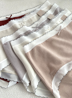 2025新款petite小兰裙W025无痕暖肤磨毛纯棉裆秋冬亲肤清新内裤女