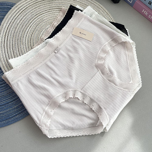 小兰裙F027蕾丝螺纹petite内裤女