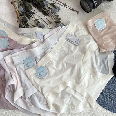 黛诺琦8896超薄奶皮冰丝面膜内裤