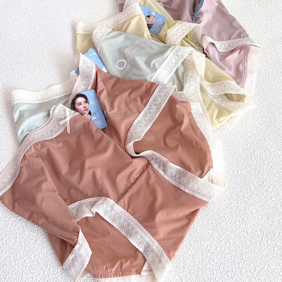 黛丝少女22556冰丝超薄蕾丝内裤