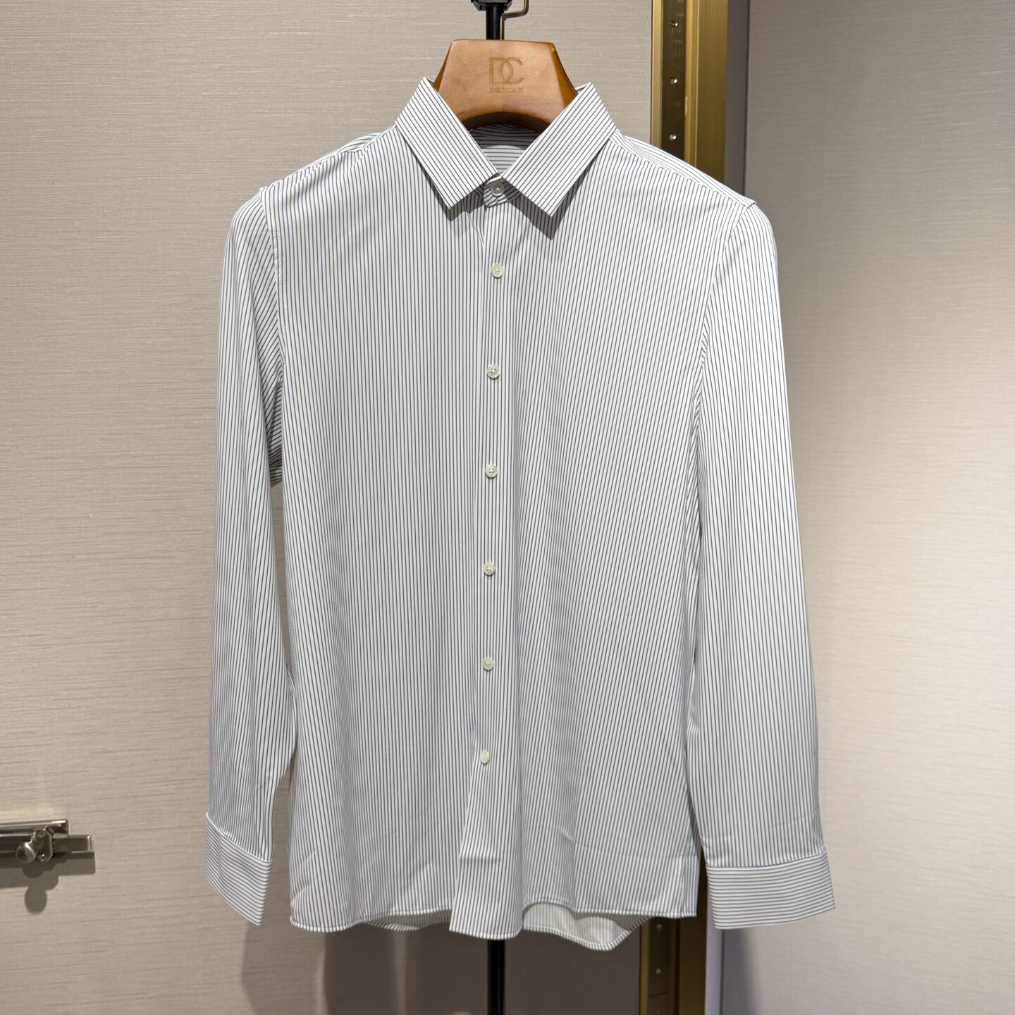 迪赛DEICAE长袖衬衫24新款专柜春夏男士免烫针织衬衣314111432