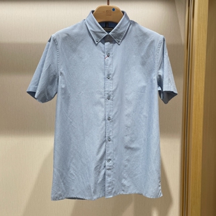 BOSSsunwen短袖衬衣26新款专柜正品春夏男装时尚休闲衬衫M621S064