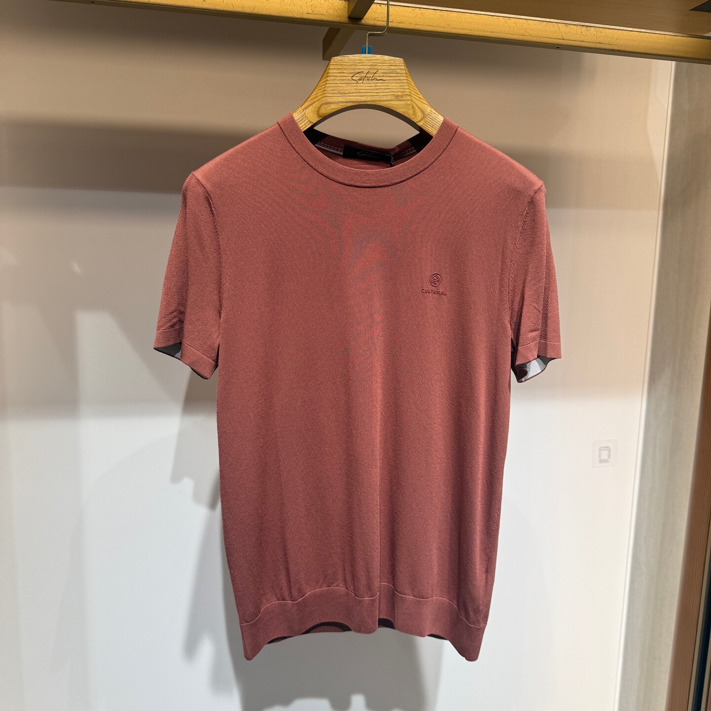 Satchi沙驰短袖t恤专柜新款正品春季男装圆领毛衫88QMB8200001